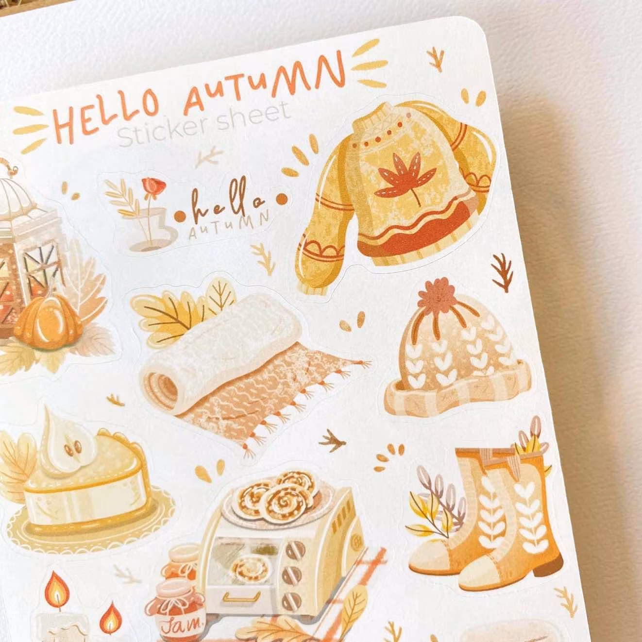 Stickers Lettoon - Hello Autumn