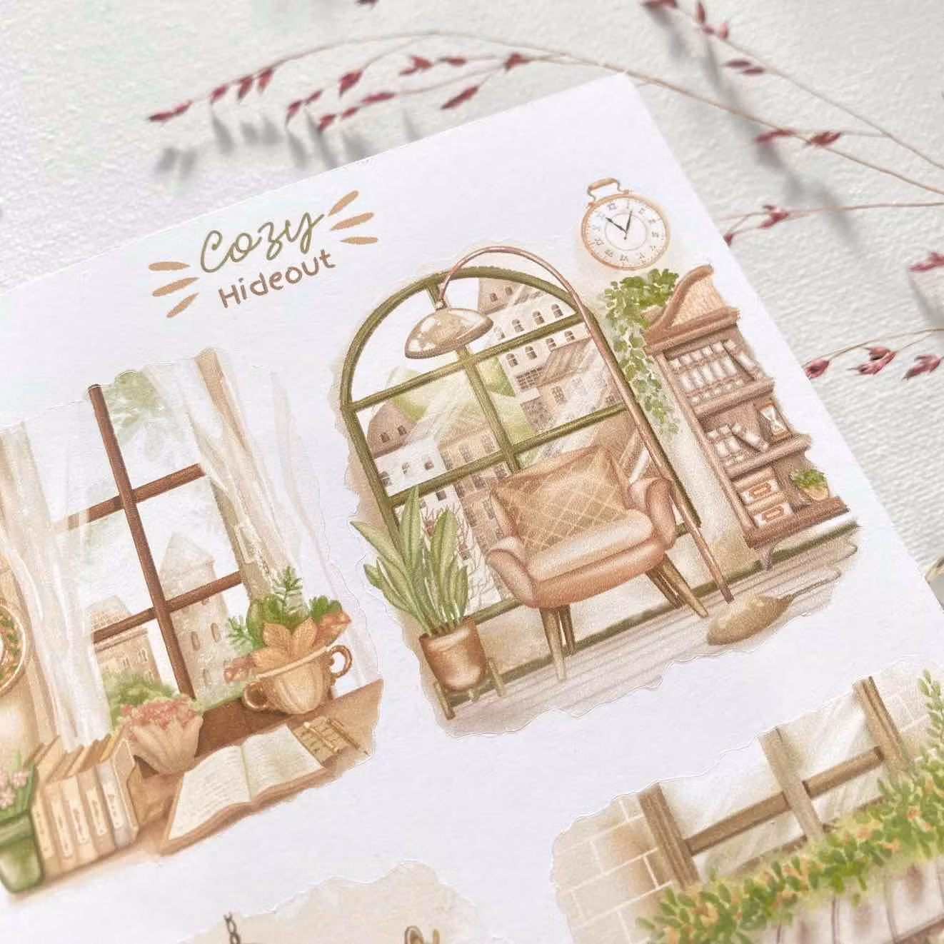 Stickers Lettoon - Cozy Hideout