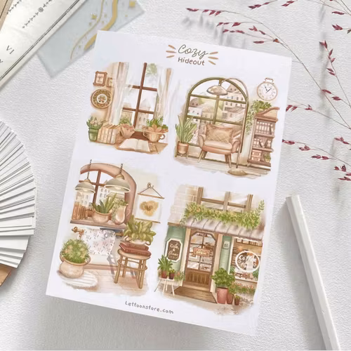 Stickers Lettoon - Cozy Hideout