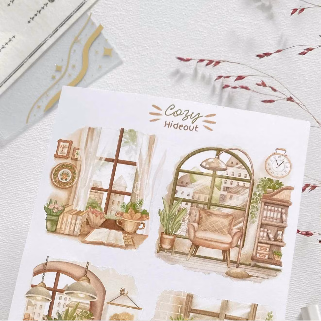 Stickers Lettoon - Cozy Hideout