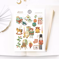 Stickers Lettoon - Classic Winter