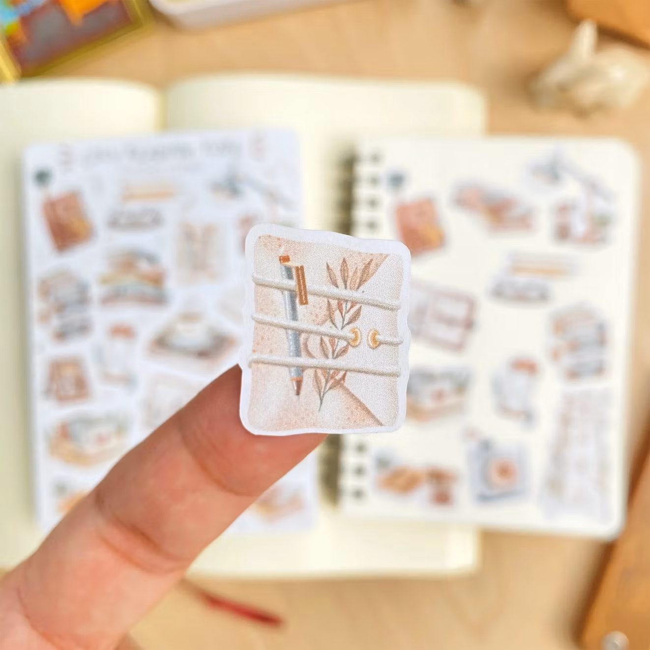 Stickers Lettoon - Cozy Reading Time