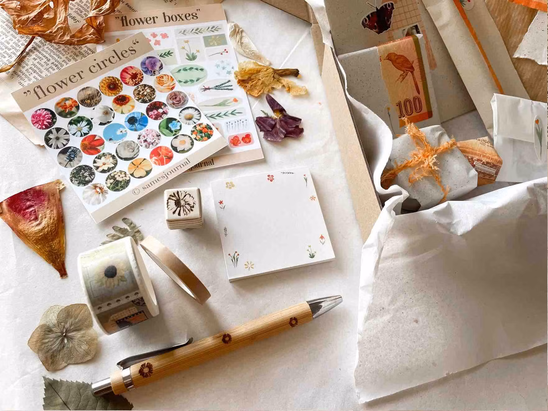 Sames Journal - Gift box Flower