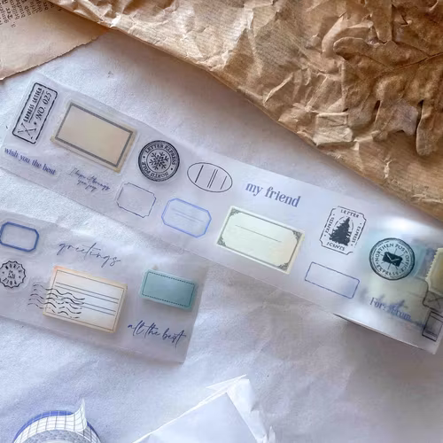 PET Tape Sames Journal - Winter (Kiss-Cut)