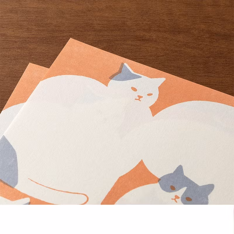 Midori Brevpapper Cat 24 st