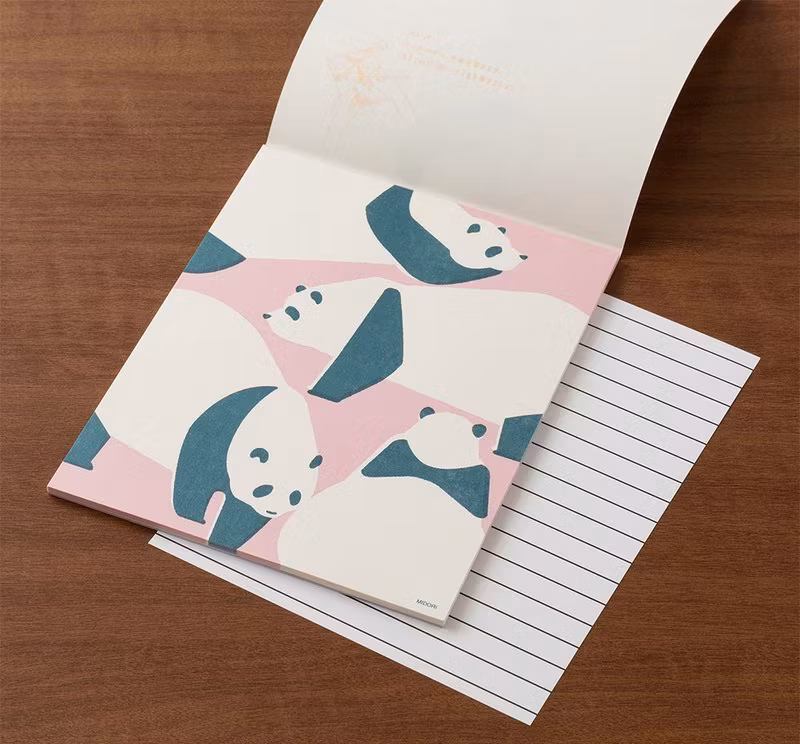 Midori Brevpapper Panda 24 st