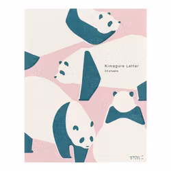 Midori Brevpapper Panda 24 st
