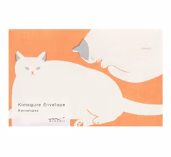 Midori Kuvert Cat 8 st