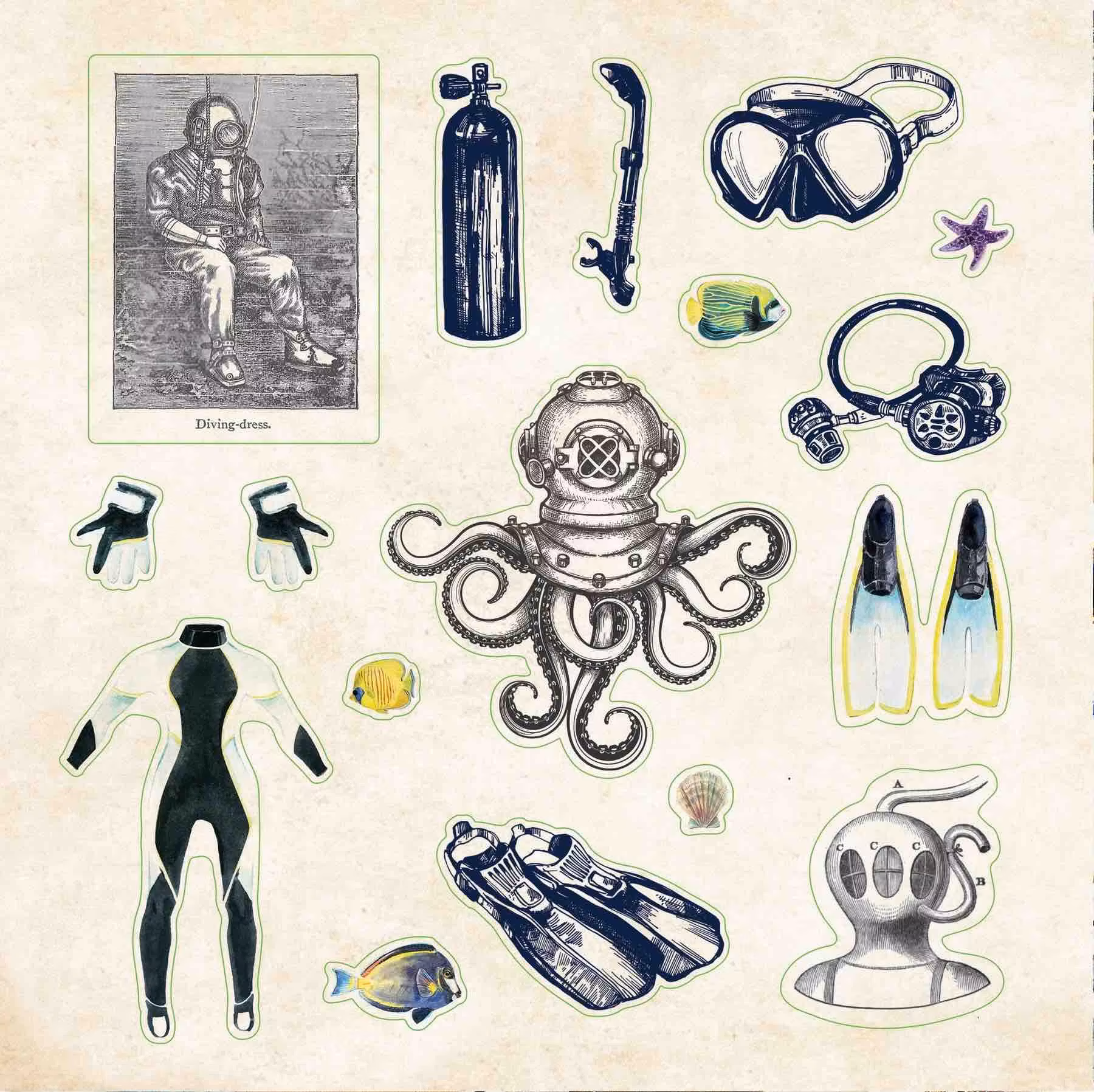 Sticker book Poseidon's Kingdom (700 stickers)