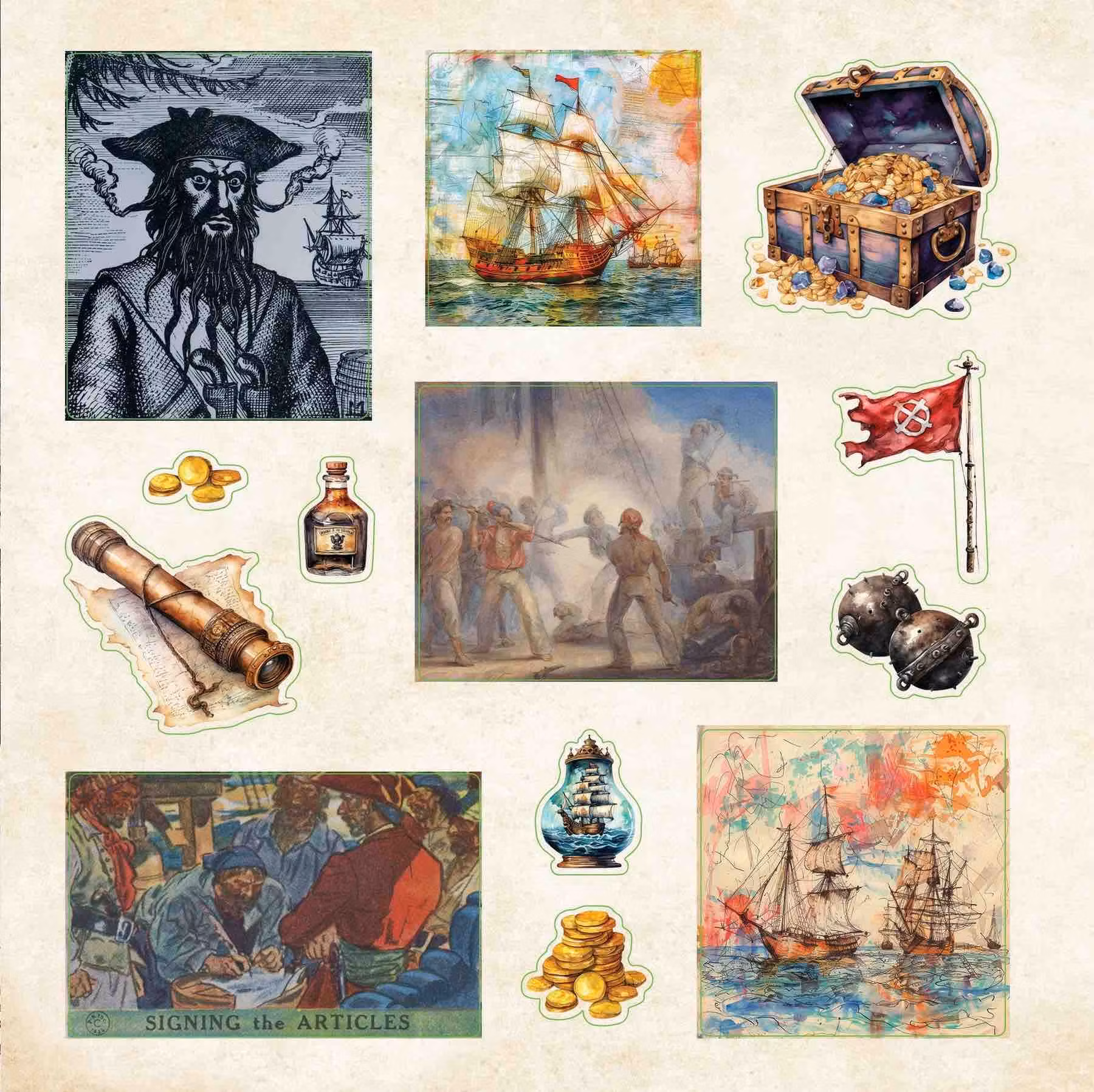 Sticker book Poseidon's Kingdom (700 stickers)