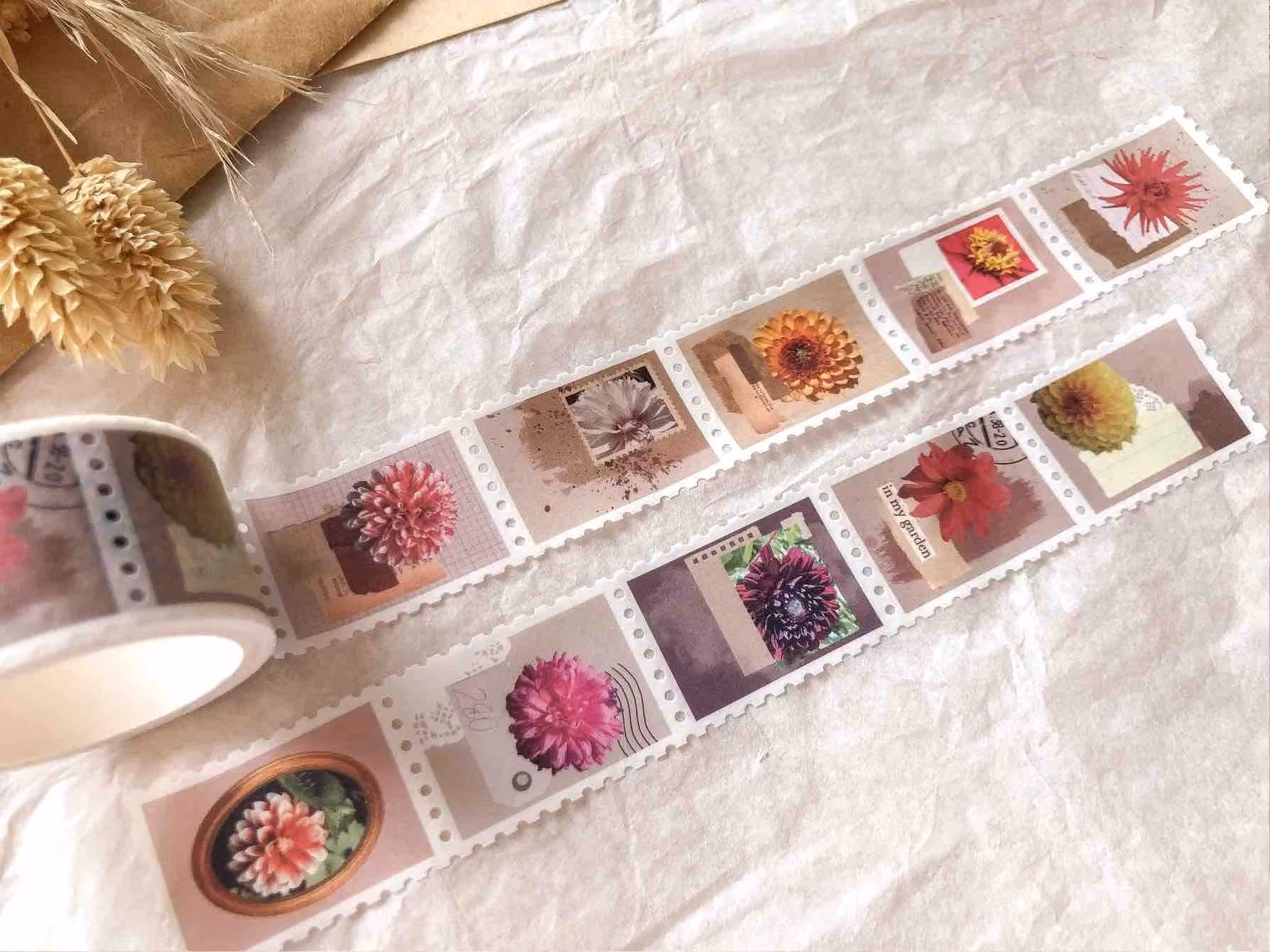 Washi Tape Sames Journal - Dahlia Stamps