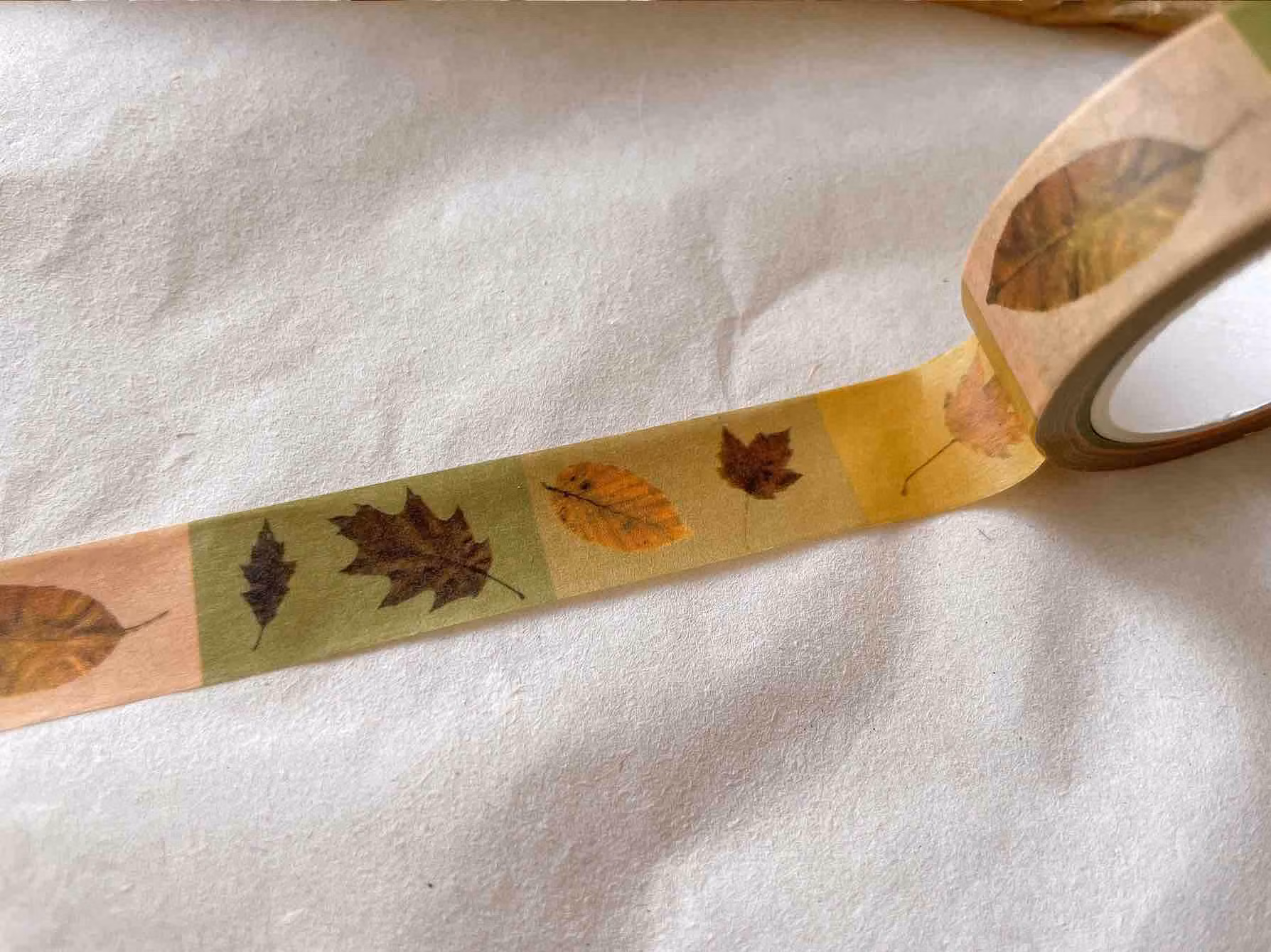 Washi Tape Sames Journal - Autumn Leaves 15 mm