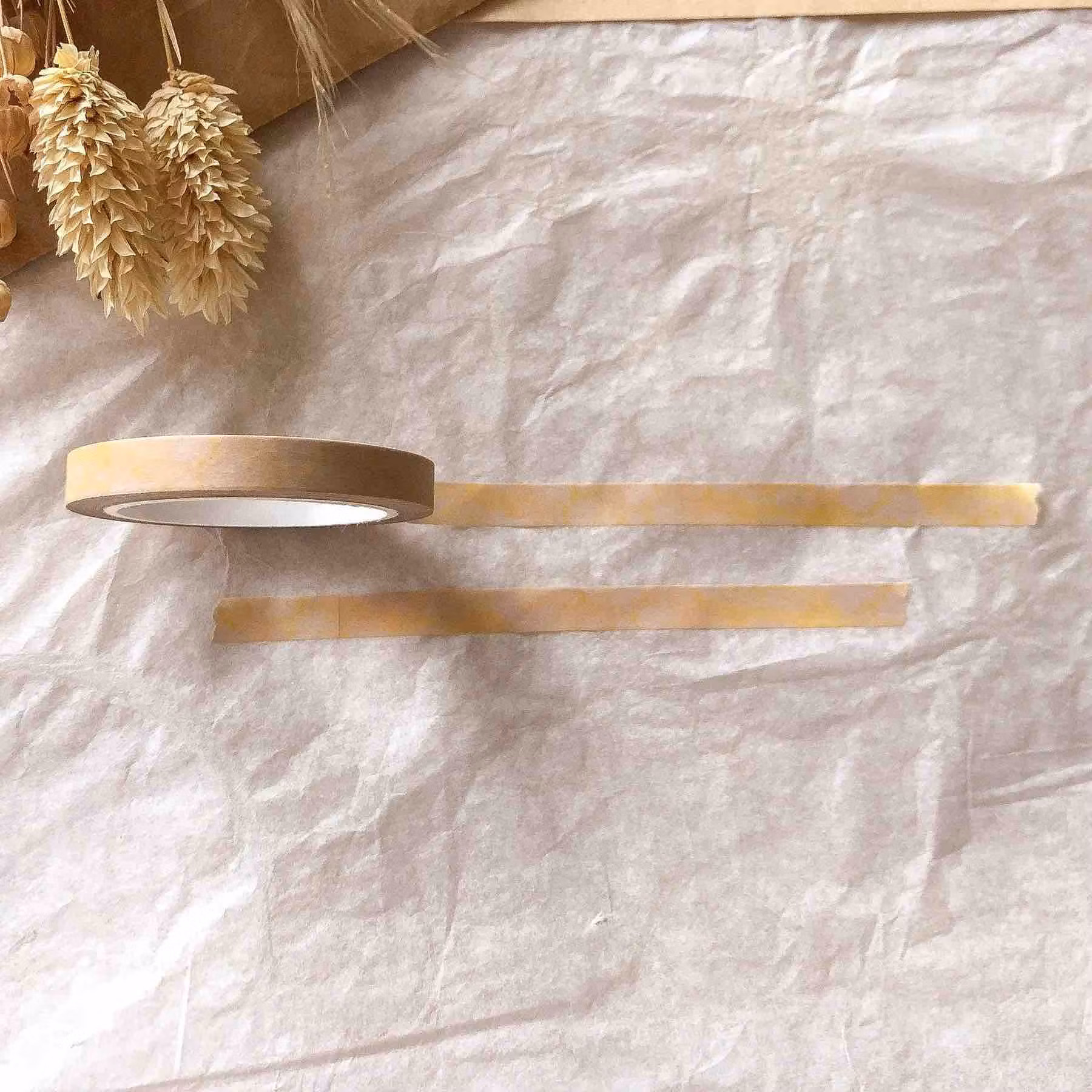 Washi Tape Sames Journal - Beige Yellow Marble 6 mm