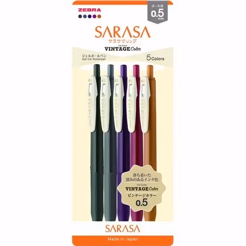 Zebra Sarasa Vintage Set 0,5mm