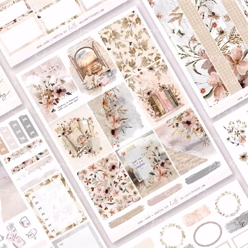 Hello Petite Paper Planner Stickers - Book Lover