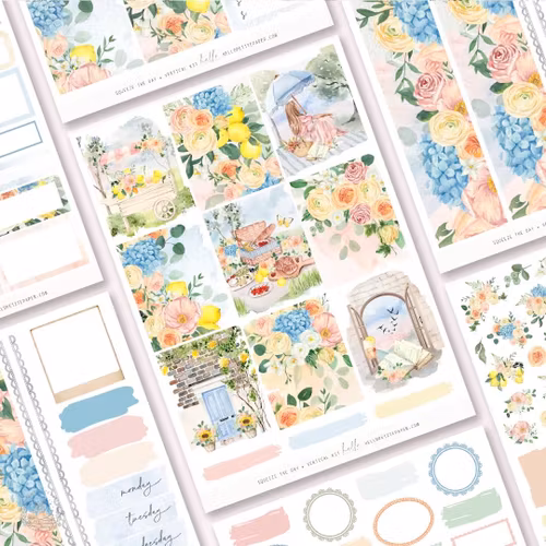 Hello Petite Paper Planner Stickers - Squeeze the Day
