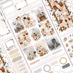 Hello Petite Paper Planner Stickers - Spooky