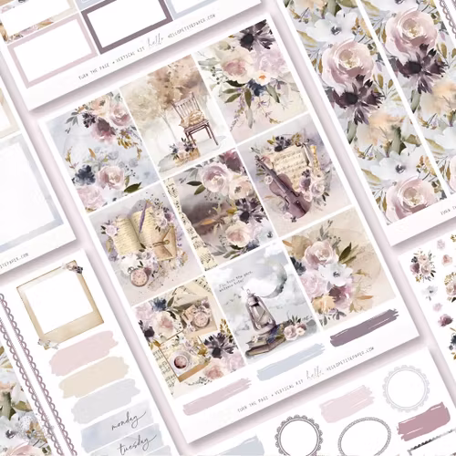 Hello Petite Paper Planner Stickers - Turn the Page