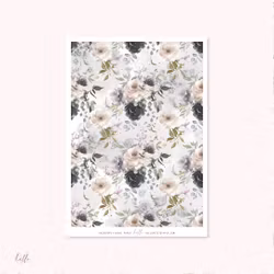 Hello Petite Paper Washi Sticker - Raindrops