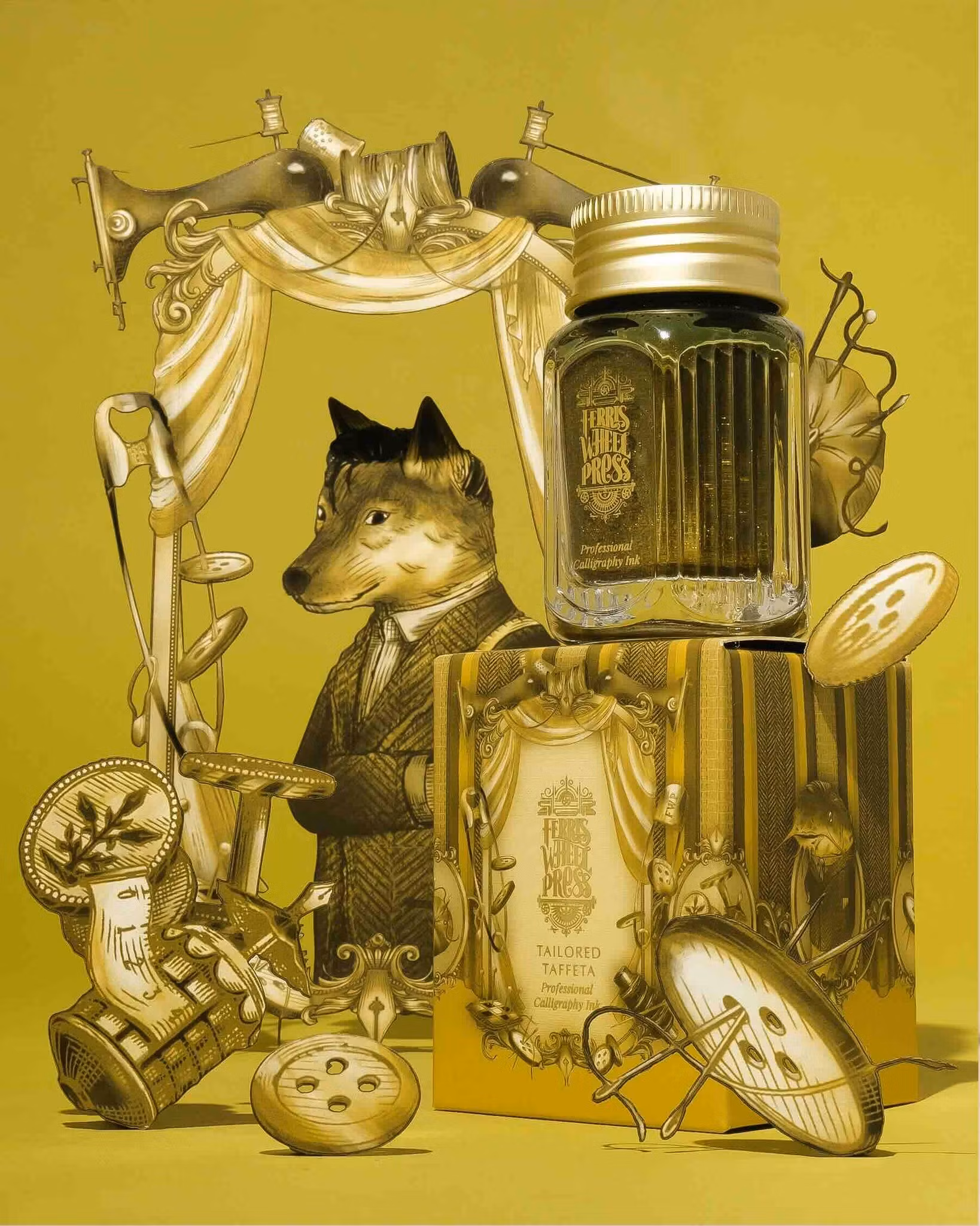 Ferris Wheel Press Calligraphy Ink - Tailored Taffeta 28 ml