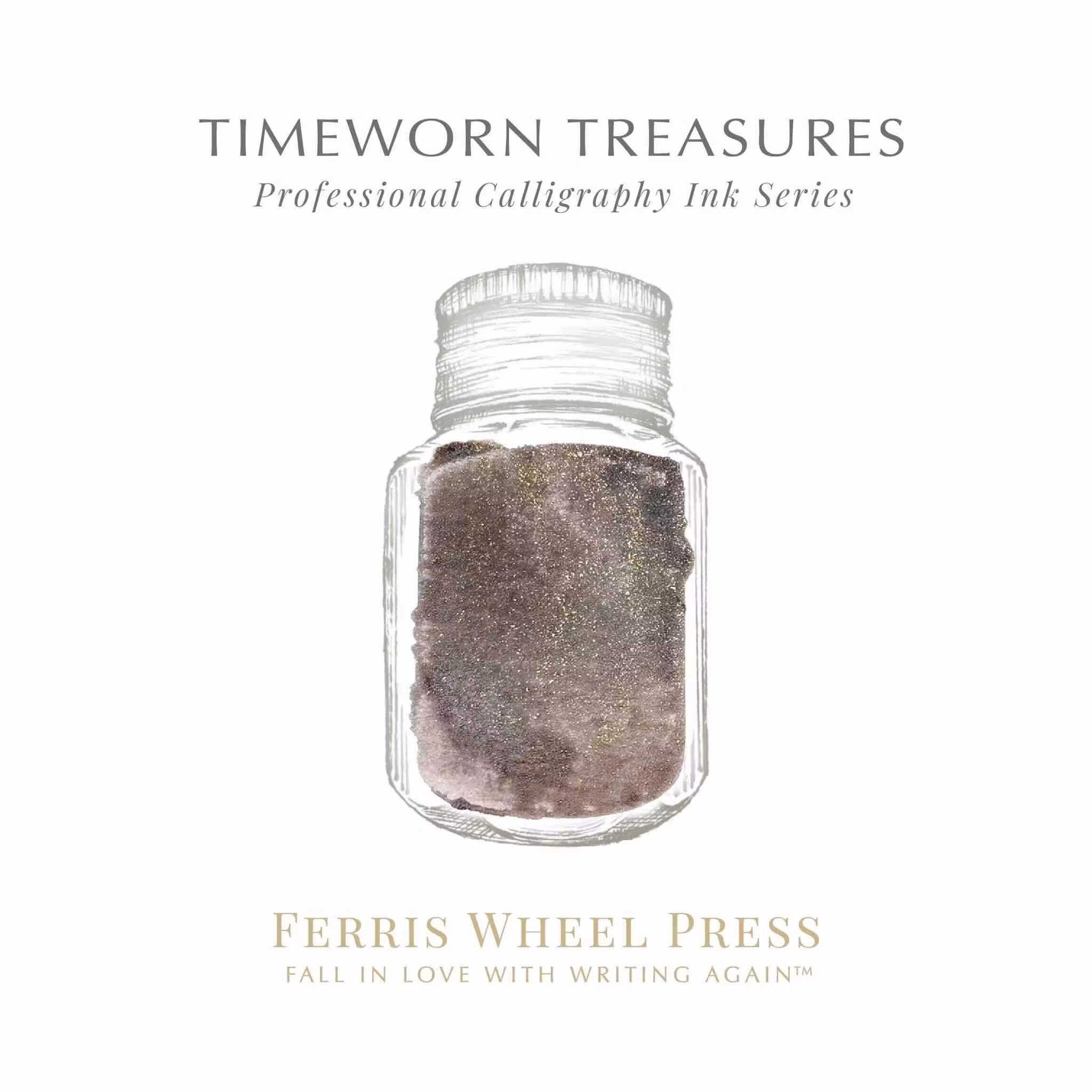 Ferris Wheel Press Calligraphy Ink - Timeworn Treasures 28 ml