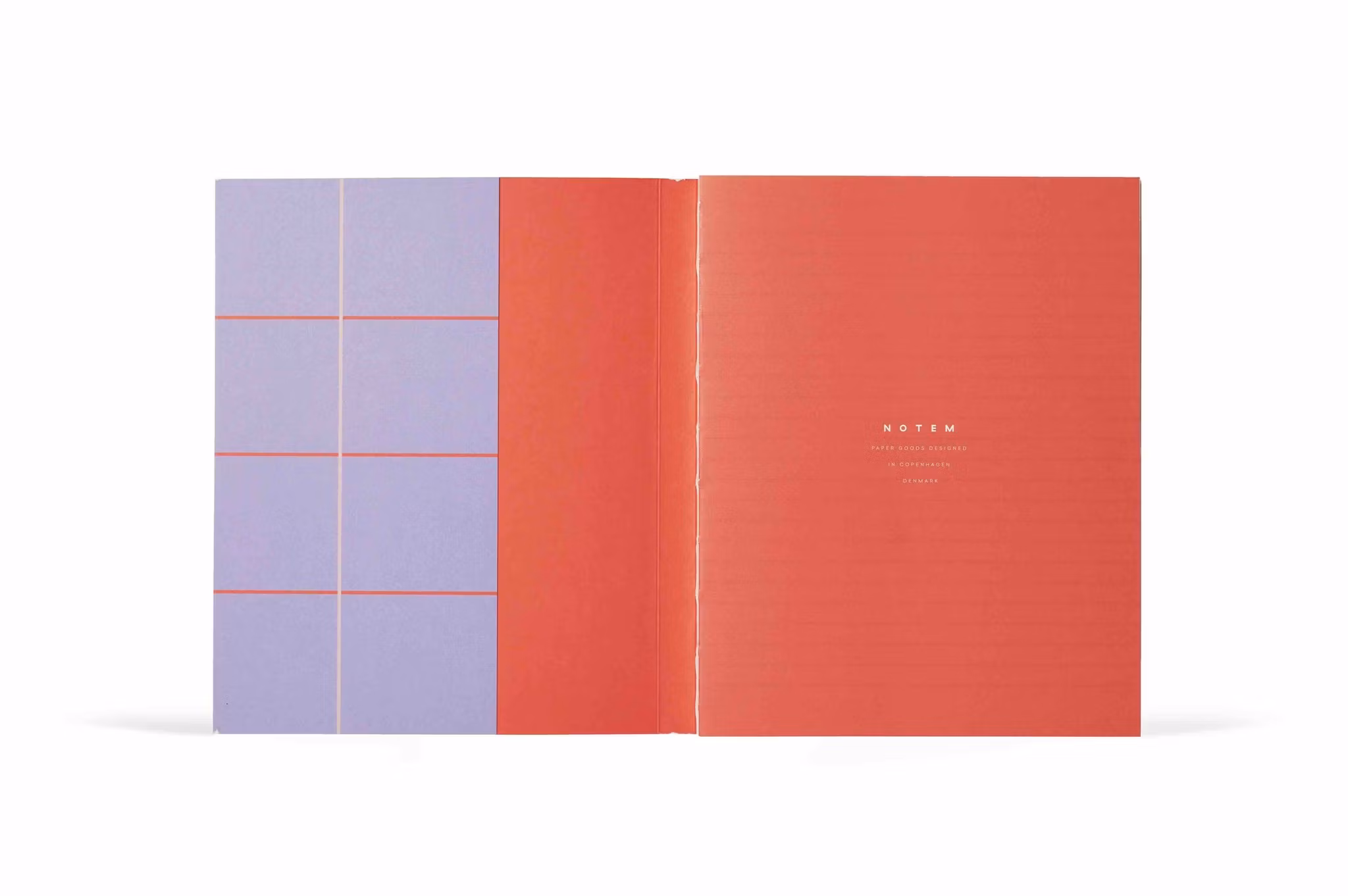 NOTEM Uma Notebook Medium - Lavender Check