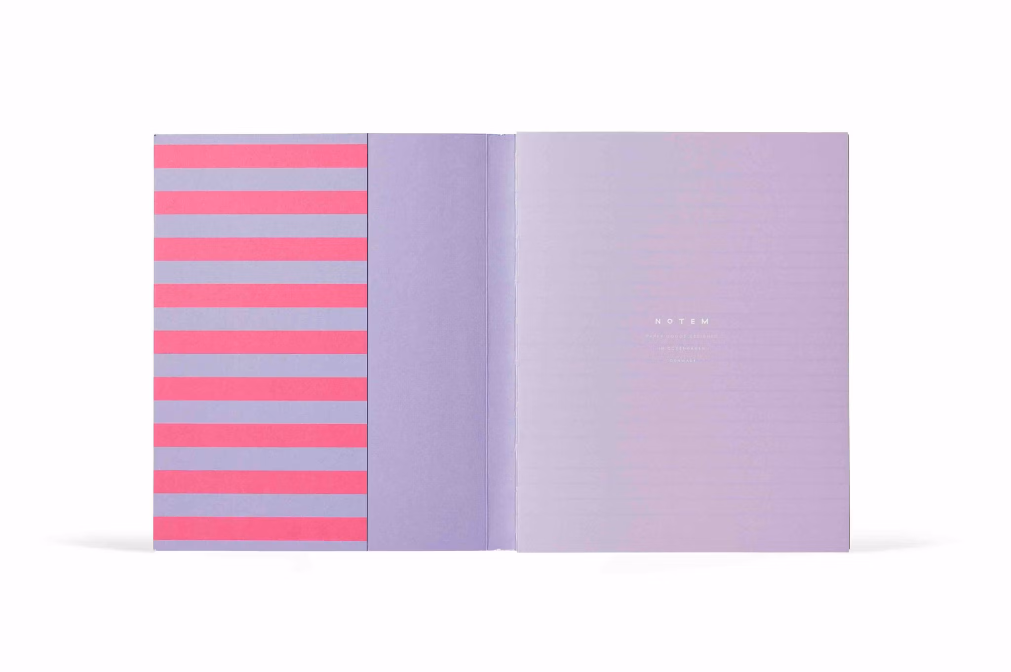 NOTEM Uma Notebook Medium - Lavender Stripe