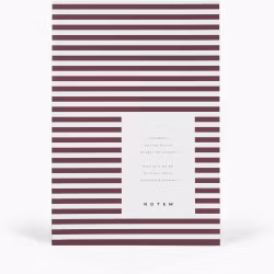 NOTEM Vita Notebook Small - Bordeaux