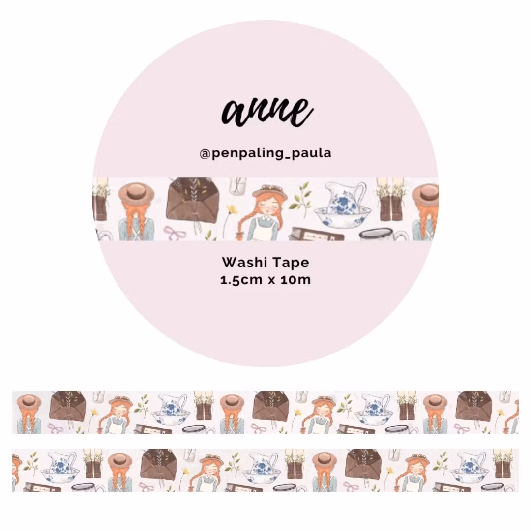 Washi Tape Penpaling Paula - Anne 15 mm
