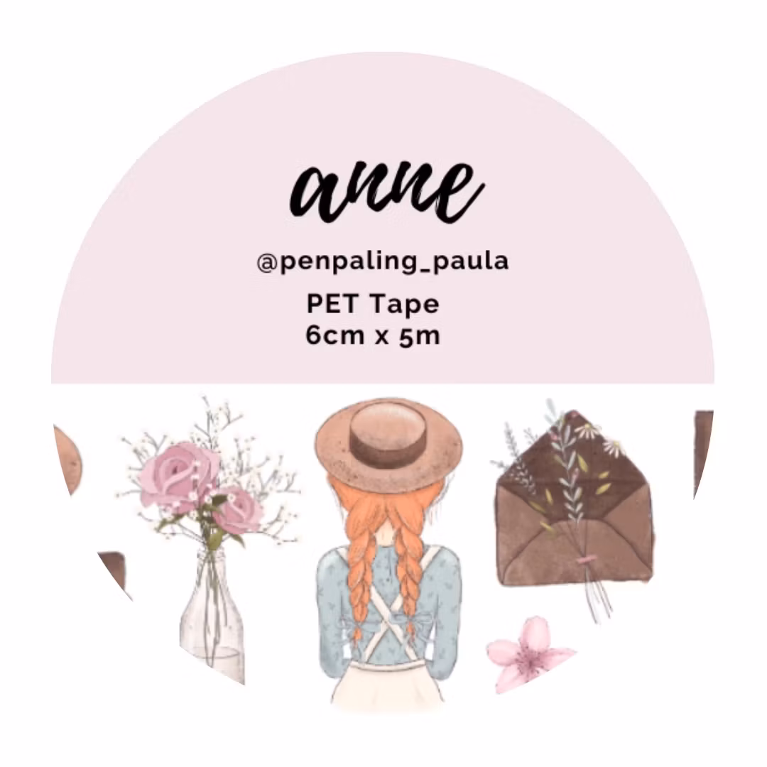 Penpaling Paula PET Tape (Pre-Cut) - Anne 60 mm