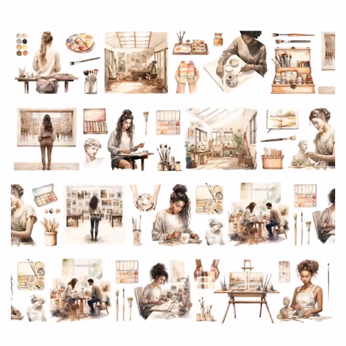 Penpaling Paula PET Tape (Pre-Cut) - Artistic Spirit 60 mm