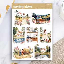 Stickers Penpaling Paula - Country Bloom