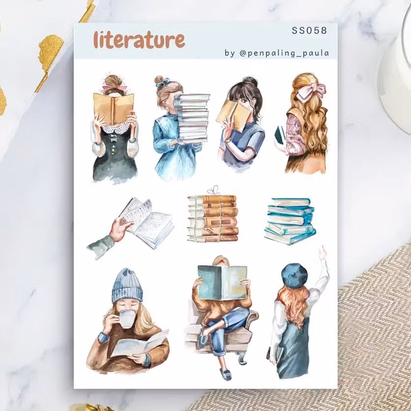 Stickers Penpaling Paula - Literature