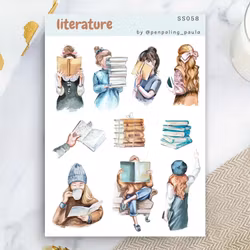 Stickers Penpaling Paula - Literature