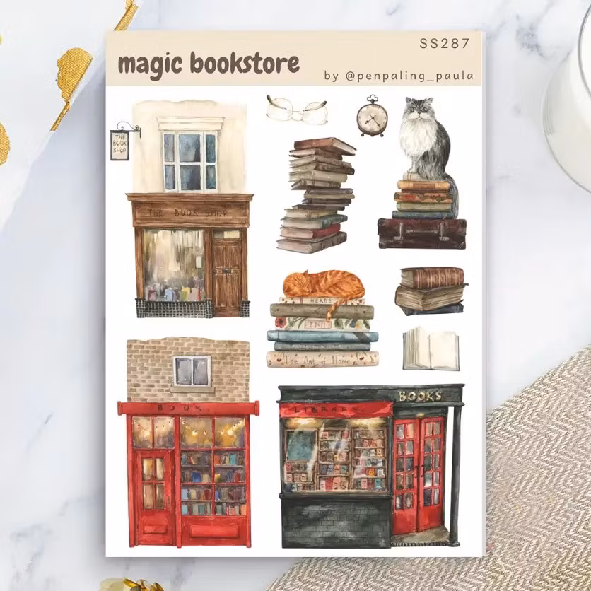 Stickers Penpaling Paula - Magic Bookstore