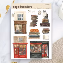 Stickers Penpaling Paula - Magic Bookstore