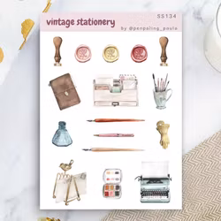 Stickers Penpaling Paula - Vintage Stationery
