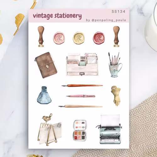 Stickers Penpaling Paula - Vintage Stationery