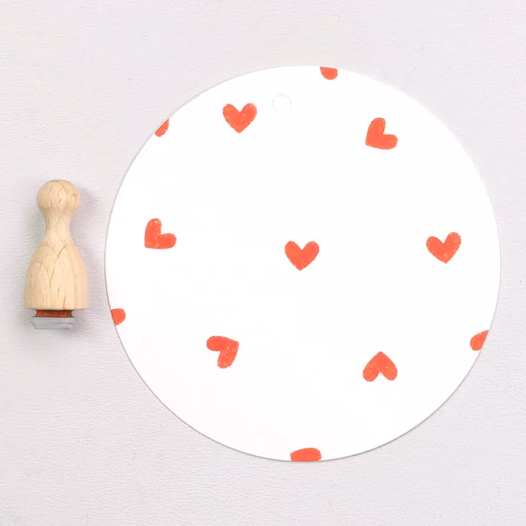 Stamp Perlenfischer - Heart mini
