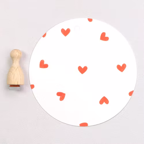 Stamp Perlenfischer - Heart mini
