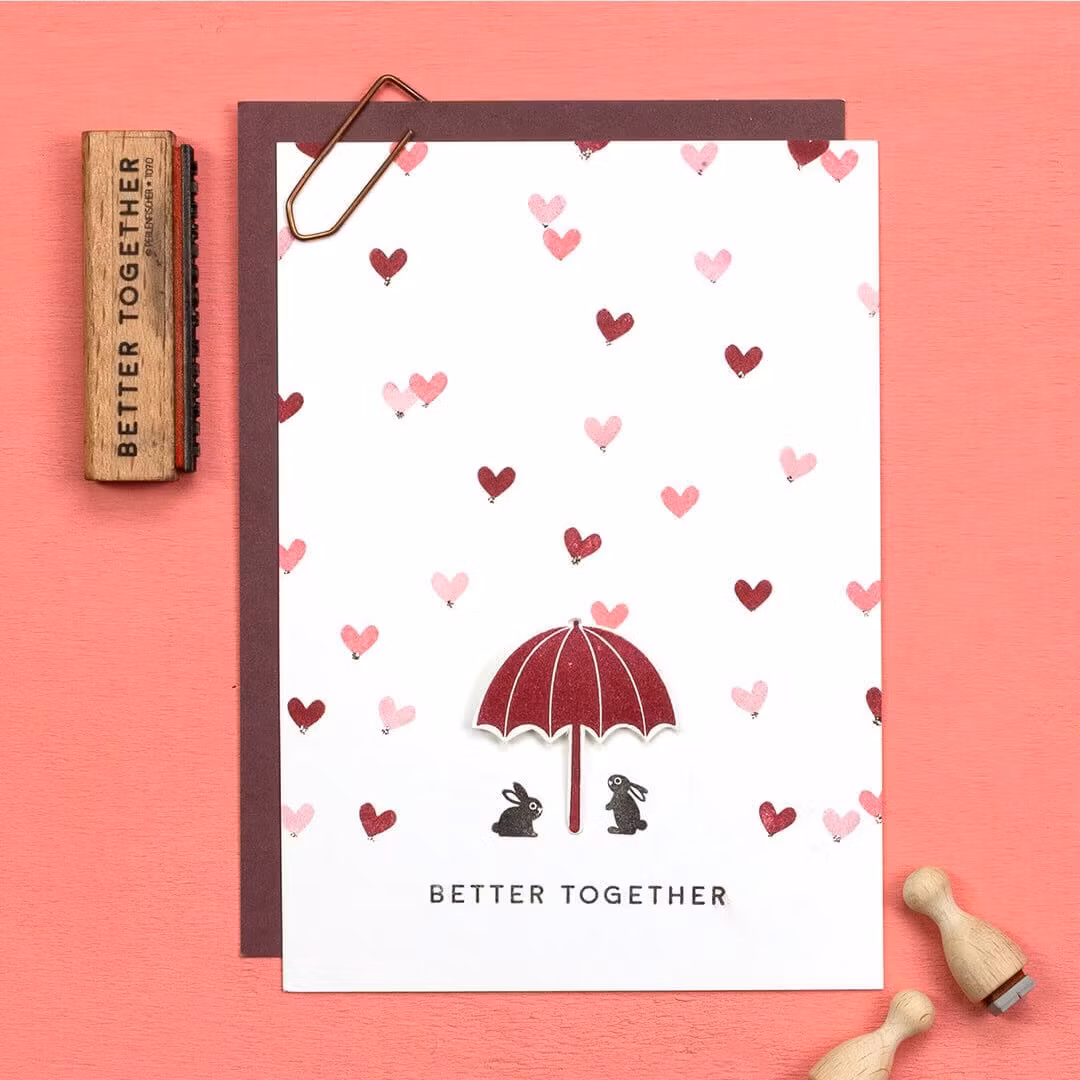 Stamp Perlenfischer - Heart mini