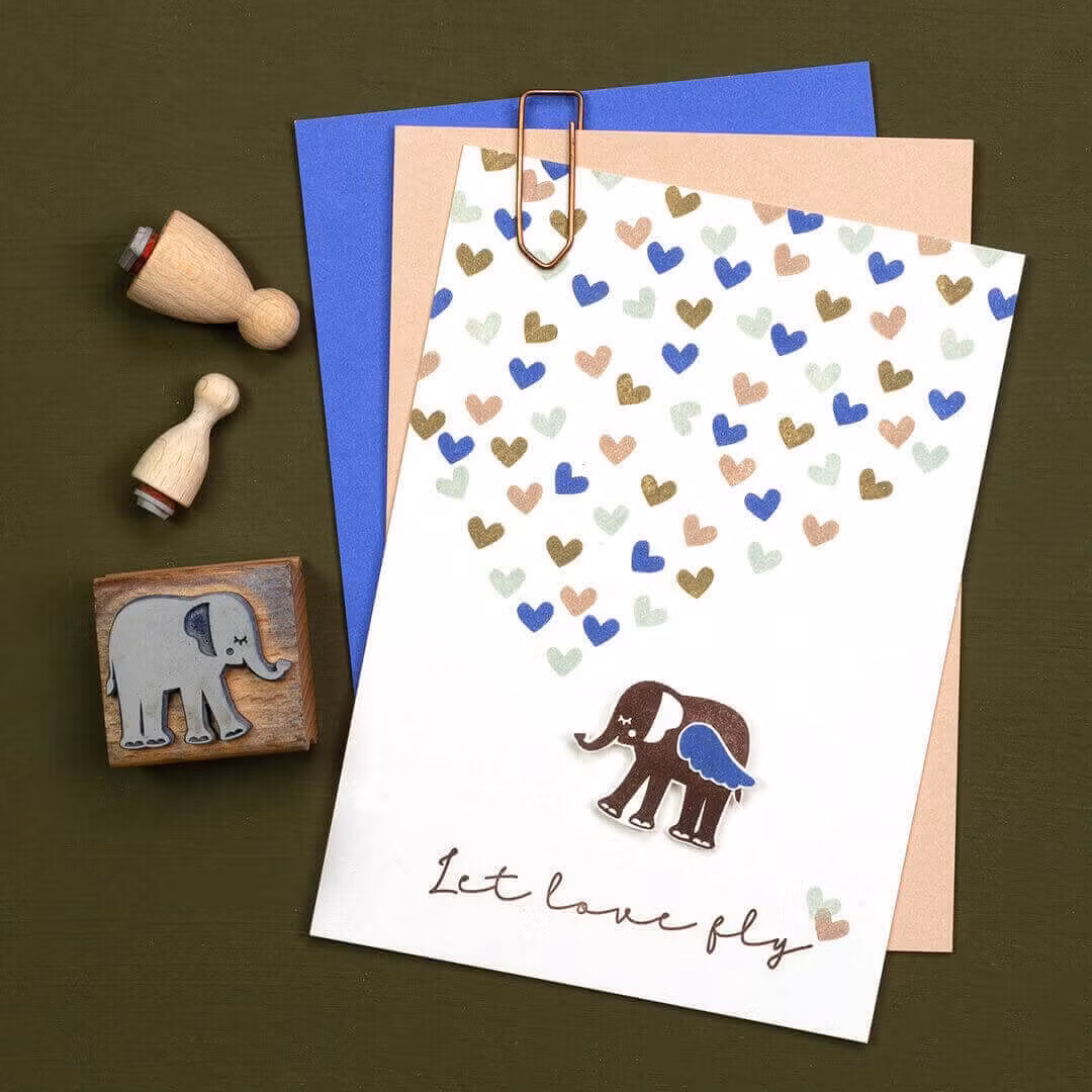 Stamp Perlenfischer - Heart mini