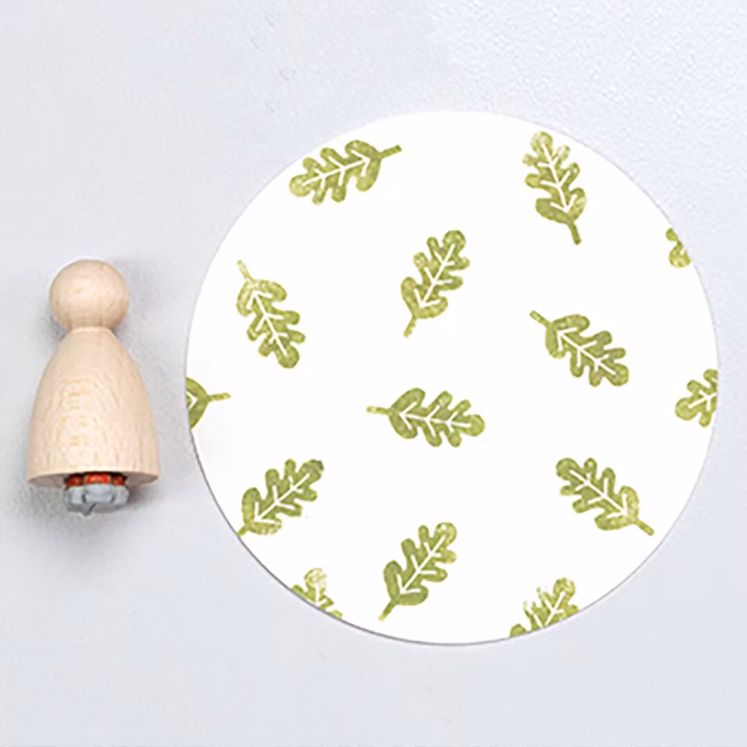 Stamp Perlenfischer - Oak Leaf