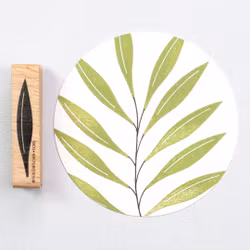 Stamp Perlenfischer - Bamboo leaf