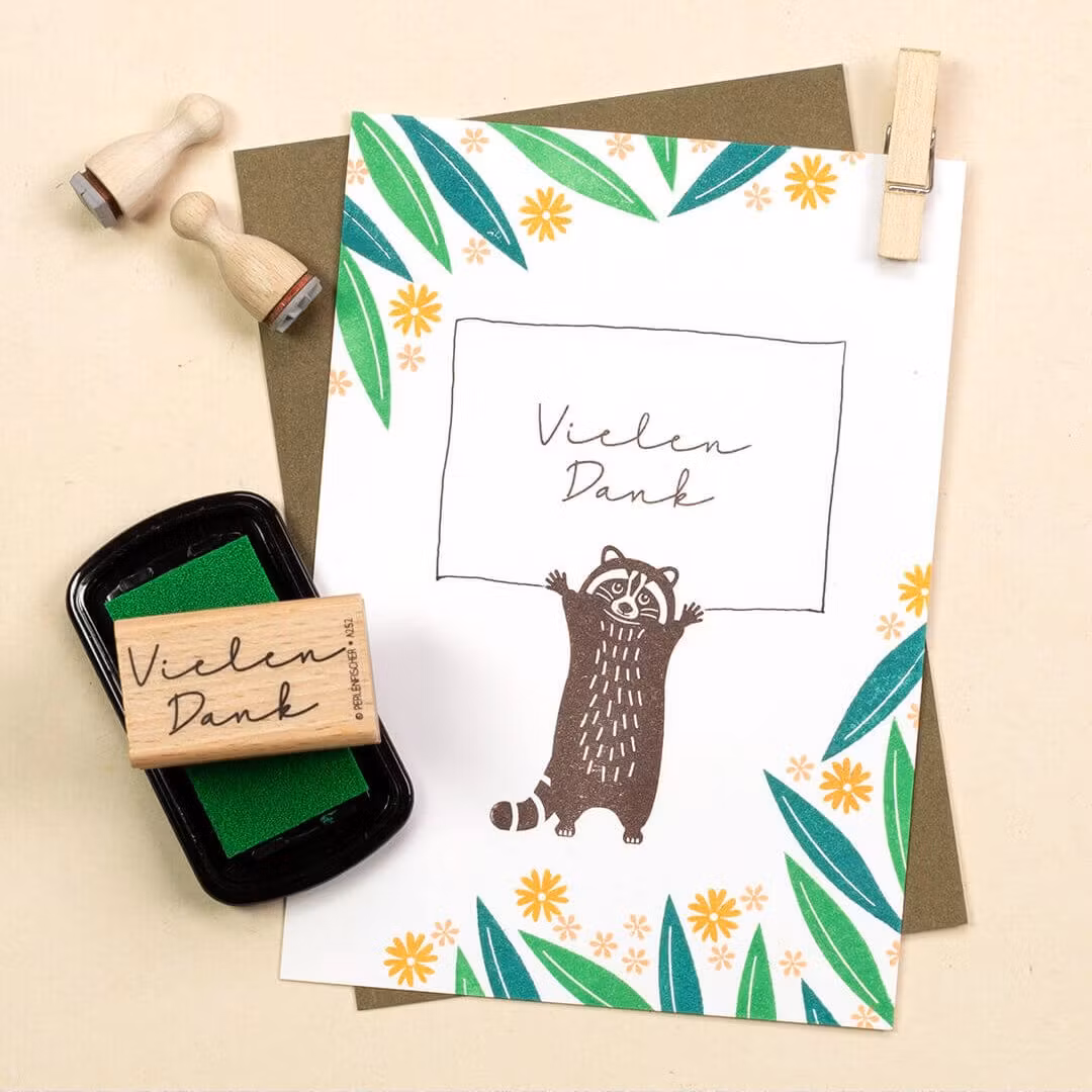 Stamp Perlenfischer - Bamboo leaf