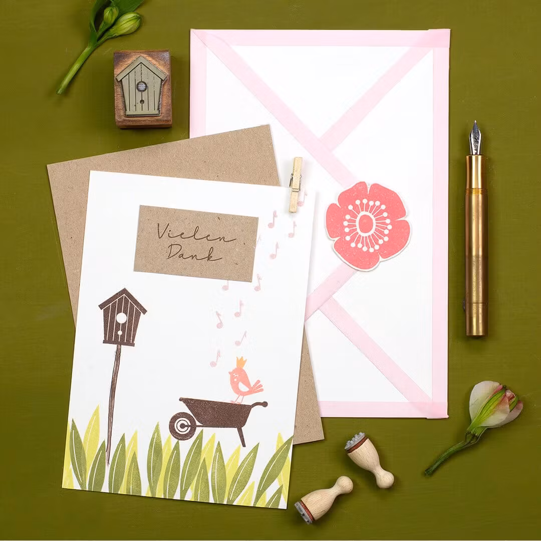 Stamp Perlenfischer - Bamboo leaf