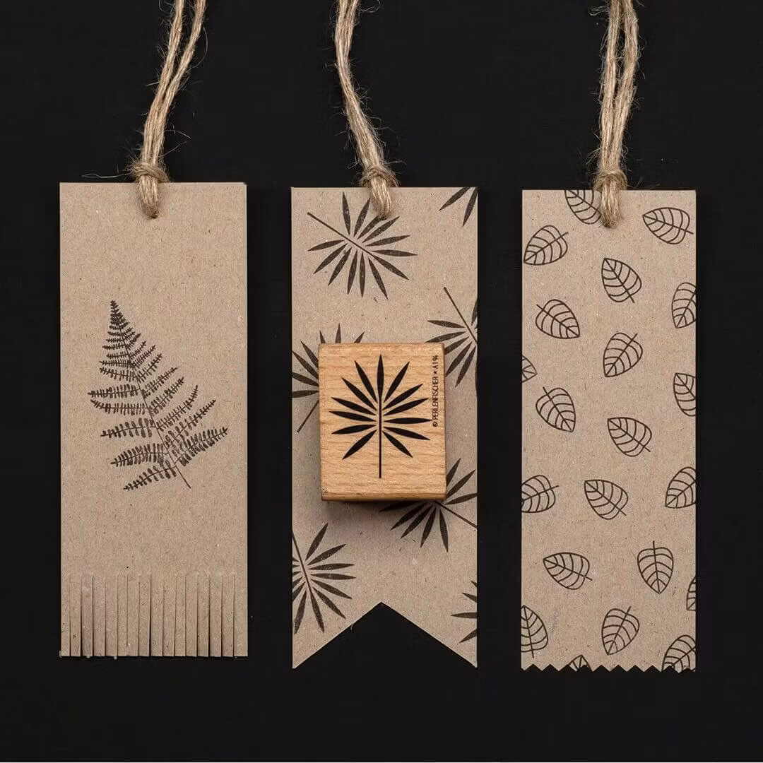 Stamp Perlenfischer - Fern leaf