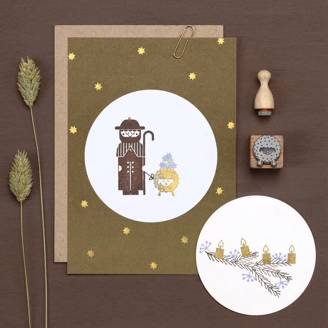 Stamp Perlenfischer - Pine twig
