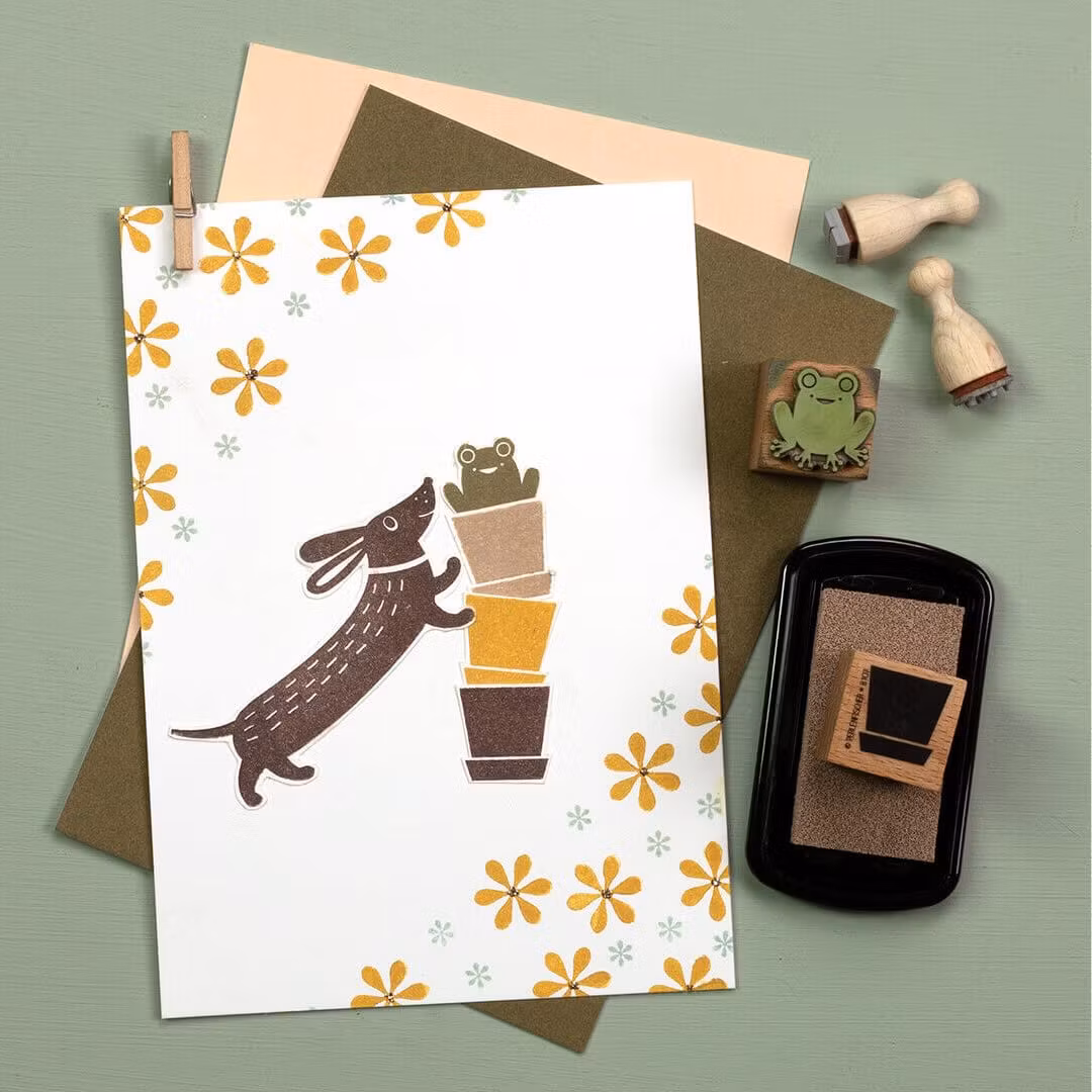 Stamp Perlenfischer - Dachshund