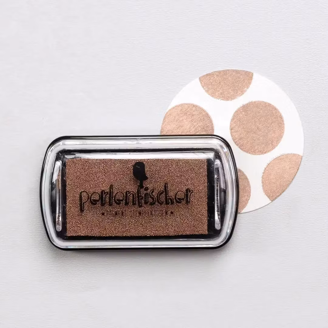 Perlenfischer Stamp pad - Rose gold